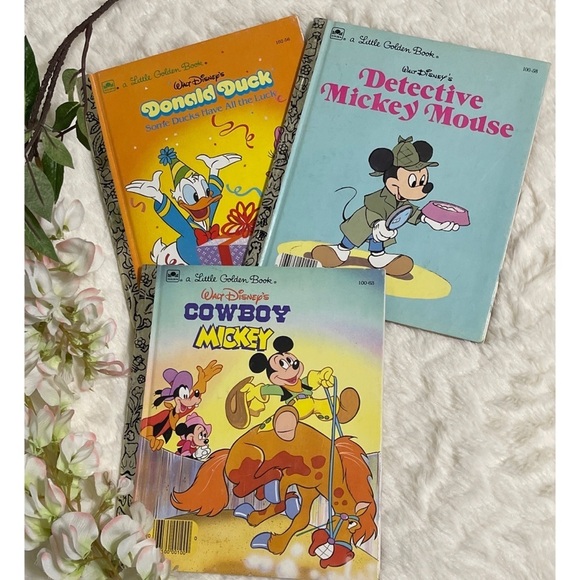Mickey Mouse & Friends 12 Little Golden Books Set (1990) - Picture 5 of 10